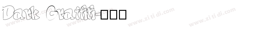 Dark Graffiti字体转换